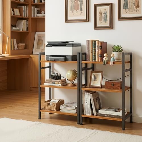 3 Tier Bookshelf, Free Standing Bookcase with Open Storage Shelves - Image 2