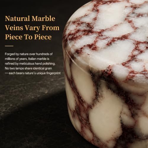 AOPO Natural Marble Cordless Touch Dimmable Table Lamp Night Light - Image 2