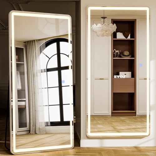 LED Full Length Mirror 71x32 inch Oversized Body Mirrors with Lights - Image 7