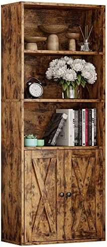 IRONCK Industrial Bookshelves and Bookcases with Doors and Shelves by IRONCK