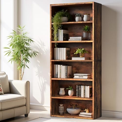 Sweetcrispy Tall Bookshelf, Book Shelf, Storage Organizer - Image 2
