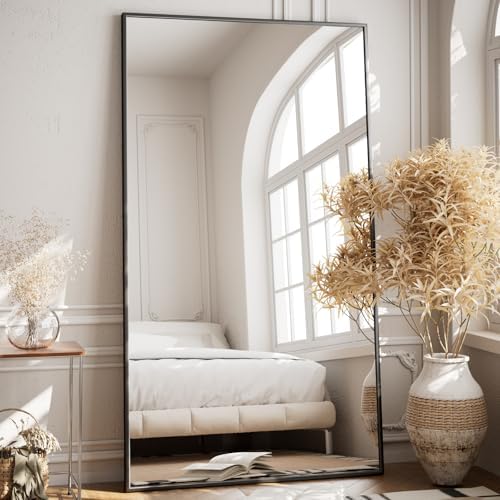 VooBang Large Full Length Mirror 78" x 35" - Shatterproof Black - Image 2