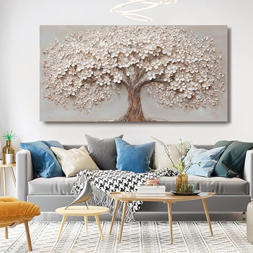 Canvas Wall Art Decor Prints Oversized Wall Art Pictures for Living Room Modern Large Tree of Life Wall Art Prints Artwork for Walls Bedroom Office Decor 29" X 58" Printed Decorative Painting - Image 6