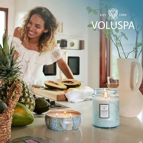 Voluspa California Summers Large Scented Candle Jar, 18 Oz, 100 Hr Burn - Image 6