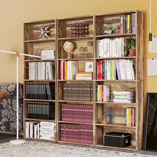 IRONCK Bookshelves and Bookcases Floor Standing 6 Tiers Display Storage Shelves 70 in Tall Bookcase Home Decor Furniture for Home Office, Living Room, Bed Room - Image 2