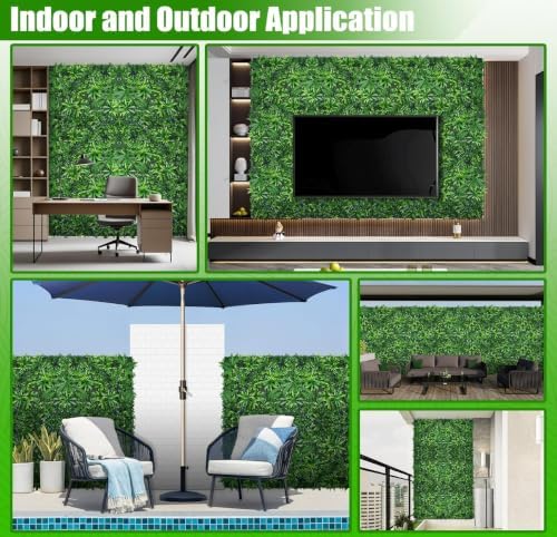 Grass Wall Panels, 60"x140"(58 sqft) Hedge Boxwood Roll Backdrop with UV-Resistant, Fake Greenery Plant Decor for Outdoor Indoor Patio Garden Backyard - Image 6