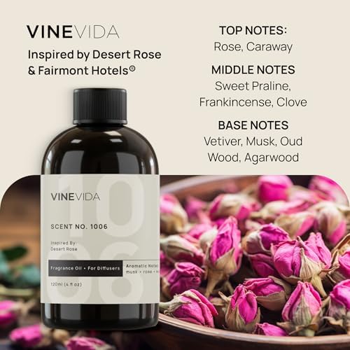 VINEVIDA (16oz) Hotel Fragrance Collection Diffuser Oil - Hotel Scents Diffusers for Home - Cold Air Diffuser Oil - Hotel Scent Essential Oil - Scent No.1006 Inspired by Fairmont Hotels - Image 2