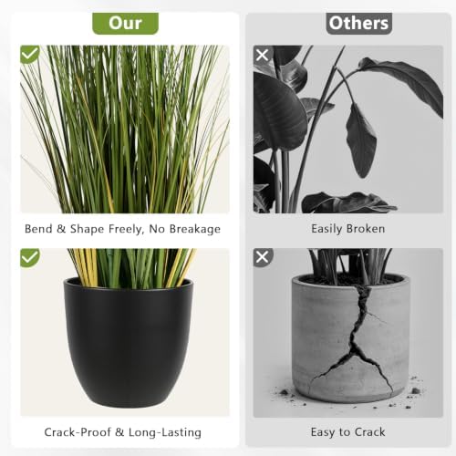 2-Pack 4FT Artificial Plants with Pot - Image 6