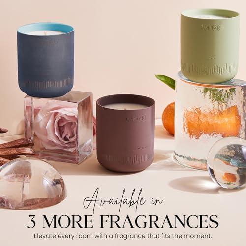 CAFTARI Luxury Aromatherapy Candle | Rose & Sandalwood Scented | 60 Hour Burn | Clean Coconut Soy Wax | Vegan, Gift-Ready Candle for Sleep & Home Spa Feel | Dolce Far Niente - Image 6