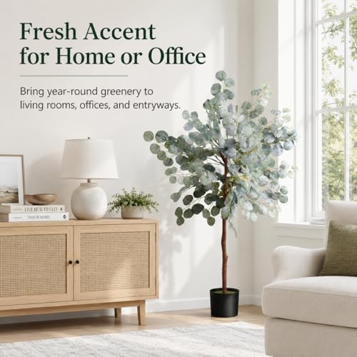 Artificial Eucalyptus Trees, 4FT, 2 Pack - Image 4