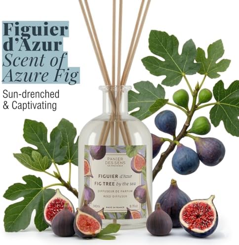 Panier des Sens Mediterranean Fig Reed Diffuser, 8.1 fl oz - Image 2