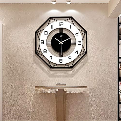 Large Wall Clocks for Living Room Decor Modern Silent Wall Clock for Home House Kitchen Bedroom Decorative Big Wall Clock Non Ticking Battery Operated Quartz for Bathroom Outdoor Indoor 17 in by CreativeClock