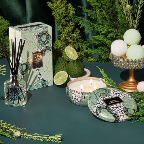 Voluspa White Cypress,Large Candle Jar,18 Ounce,100 Hour Burn Time, & Coconut Wax for Clean Burning,Handcrafted in the USA - Image 6