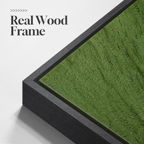 Framed Sage Green Abstract Long Narrow Wall Art Decor for Hallway, 2 Piece - Image 6