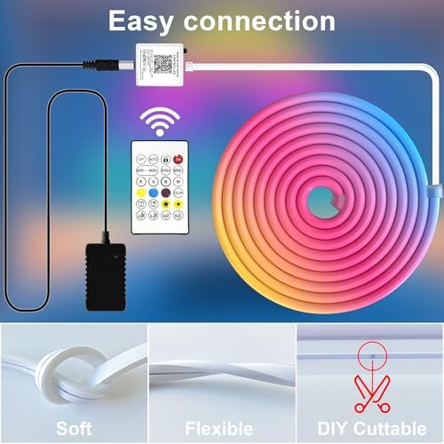 Cozylady RGB Neon Light LED Rope Light (50 ft) - Image 2