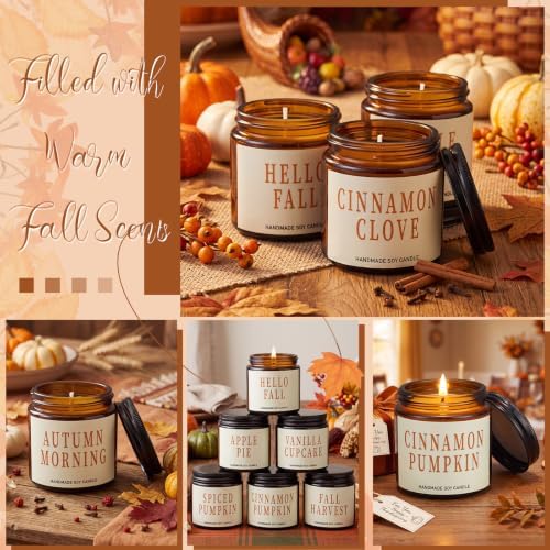 Landhoow 6 Pcs Fall Scented Candle Gifts Set for Women, Fall-Minimalist - Image 4