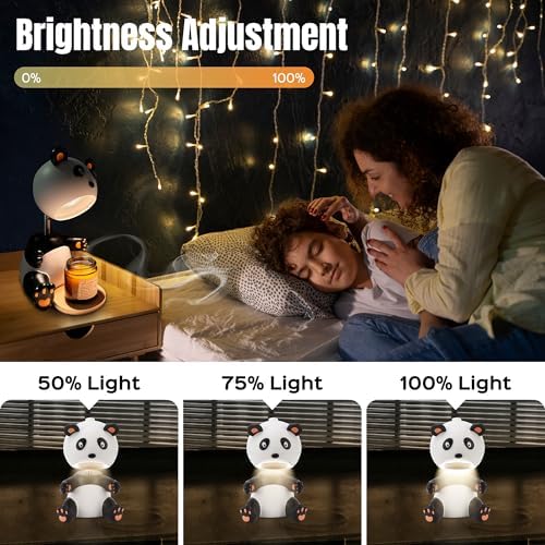 XoooX Candle Warmer Lamp – Panda Bear Design with Timer, Scented Candle Fragrance Diffuser; Cute Home Table Decor for Bedroom, Kitchen & Office for Women, Girls & Boys - Image 4