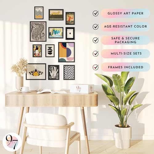 Eclectic Wall Art Prints Unframed, Mid Century Retro Decor for Home Bedroom - Image 5