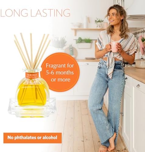 AGRARIA Bitter Orange PetiteEssence Flower & Reed Diffuser Set - Image 4