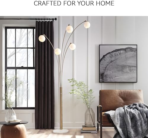 Signature Design by Ashley Taliya 5-Light Arc Floor Lamp, Champagne - Image 4
