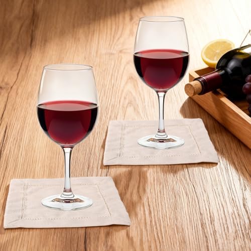 25pcs Linen Cocktail Napkins, Reusable Square Cocktail Napkins - Image 6