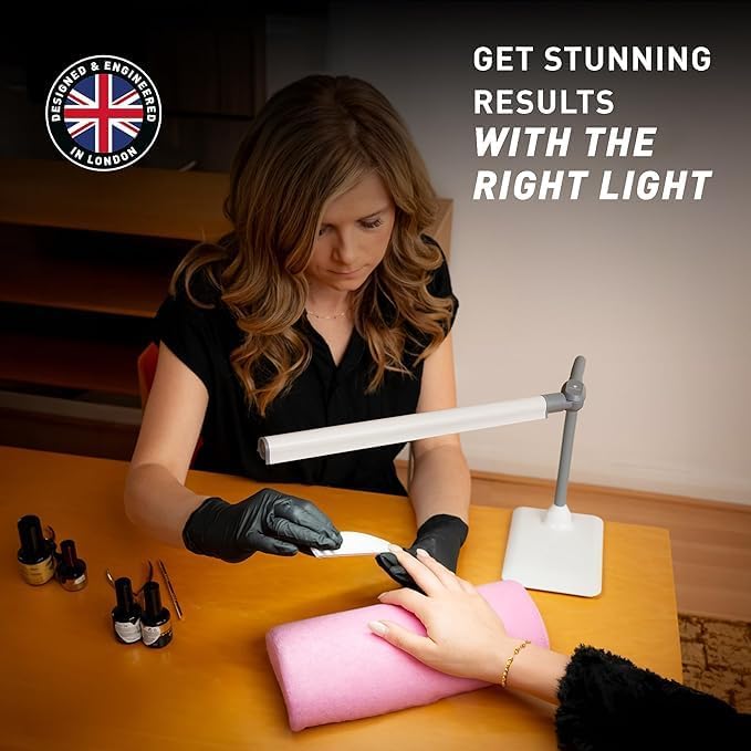 Daylight Company Uno Pro Table Lamp, Standing Lamp for Living Room, Bedroom, Salon, Office, Touch Control, Flexible Arm, Sleek Design, Multipurpose - Image 2