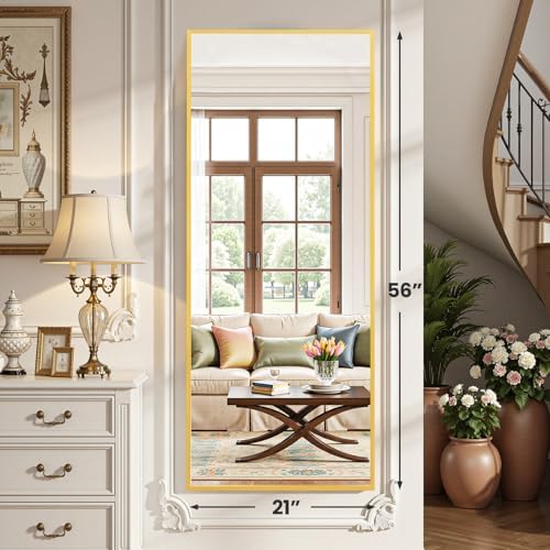OLIXIS Full Length Mirror, 56"x21" Full Body Mirror - Image 5
