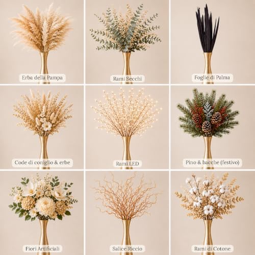 Leewadee Large Floor Vase 34 inches Mango Wood for Pampas Grass, Dried Flowers - Image 6