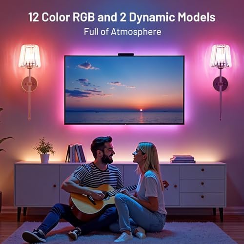 Crystal Battery Operated Wall Sconces Set of 2, Brown and Gold Rechargeable Wireless Wall Lights with Crystal Lampshade, 12 RGB and 3CCT Dimmable Wall Lamps with Remote for Bedroom Living Room Hallway - Image 5