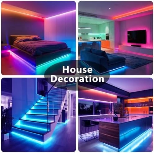 DAYBETTER Led Strip Lights 300 ft Ultra Long Smart Light Strips with App Voice Control Remote, 2835 RGB Music Sync Color Changing Lights for Bedroom, Kitchen, Party,Home Decoration - Image 6
