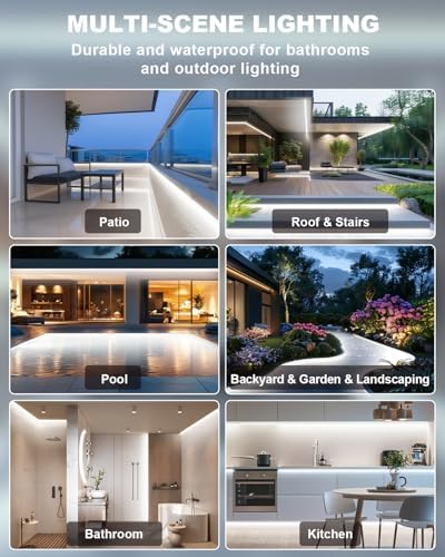 50FT COB Led Outdoor Strip Lights Waterproof IP68 - Image 6