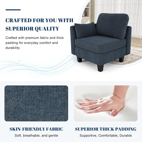Sectional Sleeper Sofa 8 Seaters Modular Sleeper Sofa Couch - Image 5