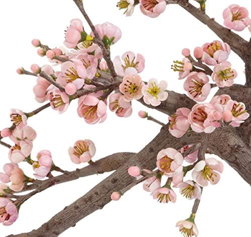 Nearly Natural Cherry Blossom Bonsai Silk Tree, Pink - Image 3