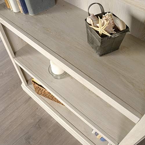 Sauder Miscellaneous Storage 3-Shelf Bookcase/ book shelf, Chalked Chestnut finish - Image 5