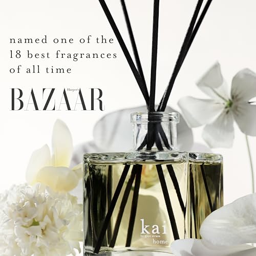 kai reed diffuser – a fresh, beautiful, light gardenia scent wrapped in white exotics, 6.75 fl oz | long lasting, serene, vegan, clean and inspired by memories of Hawaiian vacations - Image 2