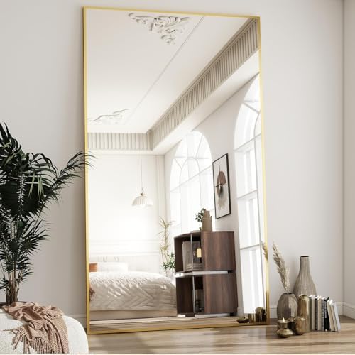 BEAUTYPEAK 71"x36" Rectangle Full Body Floor Mirrors, Full Length Mirror by BEAUTYPEAK