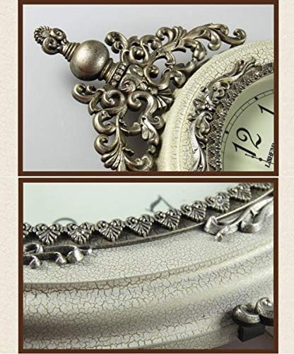 SHISEDECO 29.5" Large Vintage Antique Grandfather Pendulum Wall Clock,White - Image 5