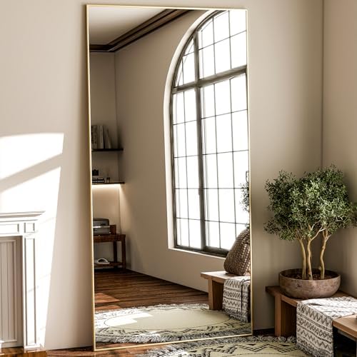 GLSLAND 71"x31" Full Length Mirror Large Floor Mirror with Stand - Image 2