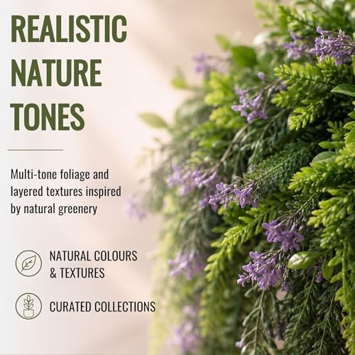 DECKO Artificial Plants - Fake Plants & Flowers Indoor and Outdoor - UV Resistant Flora for Living Room, Balcony, Patio, Kitchen etc - Faux Greenery - Marigold Collection (9 Plantable Stems) - Image 6
