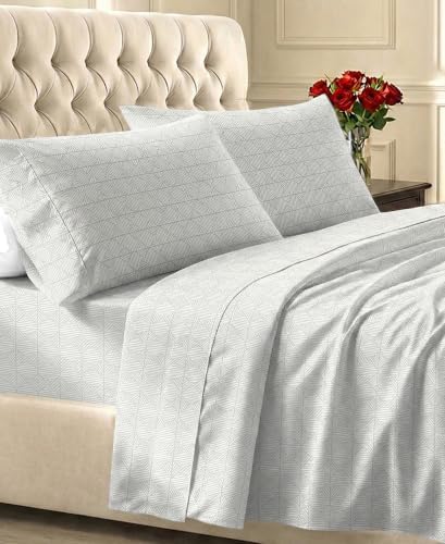 California Design Den Soft 100% Cotton 400 Thread Count Sheets Queen, 4 Pcs by CaliforniaDesignDen