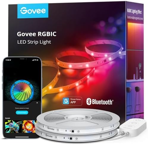 Govee 65.6ft RGBIC LED Strip Lights, LED Lights for Bedroom, APP Control by Unknown