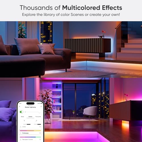 Nanoleaf Essentials Matter Lightstrip, RGBW, 16.4ft, 300 Color Zones - Image 5