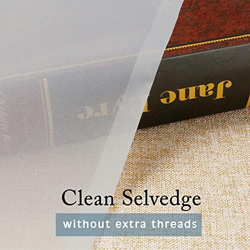 OWENIE Sheer Curtains 90 Inches Long, Elegant Sheer Curtains for Bedroom, Window Voile Sheer Curtain Panels/Drapes/Treatment for Living Room, 2Pcs, Each 42" W x 90" L, Ivory - Image 7