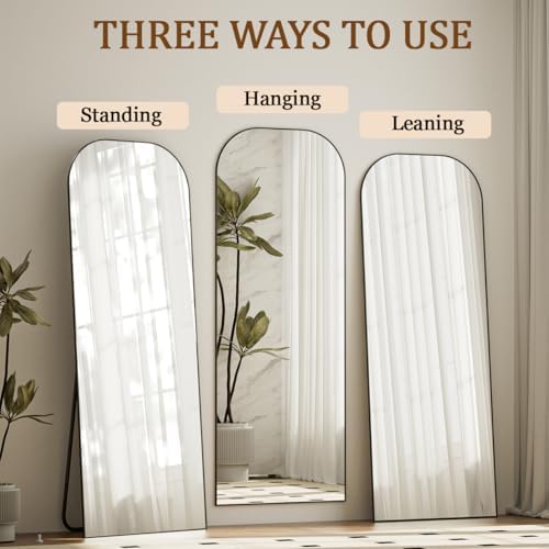 Koonmi Full Length Mirror, 56"x21" Mirror Full Length with Stand - Image 4
