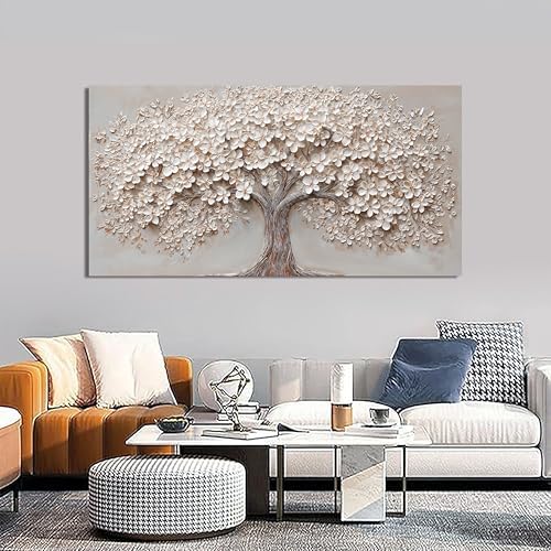 Canvas Wall Art Decor Prints Oversized Wall Art Pictures for Living Room Large Modern Tree of Life Wall Art Decor Prints Artwork for Walls Bedroom Office Decor 35" X 70" Printed Decorative Painting - Image 4