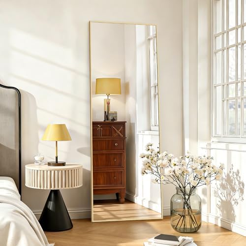 Mirror Full Length 58"x19", Rectangle Full Body Floor Mirrors with Stand - Image 3