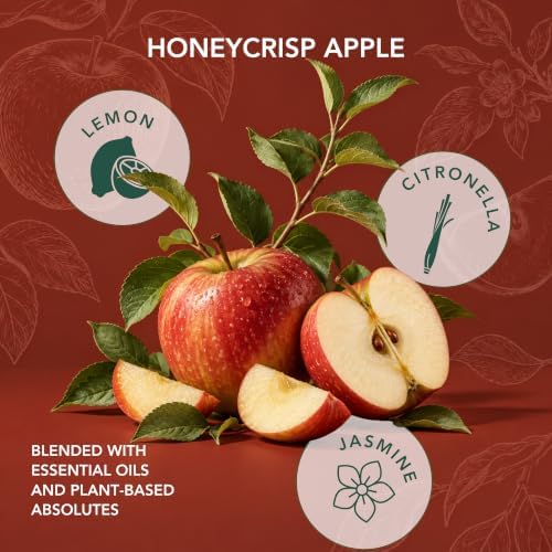 Honeycrisp Apple Beeswax Candle, Fresh Apple Scented Candle, 90+ Hr Burn - Image 4