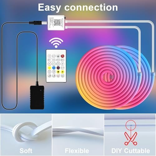 Cozylady RGB Neon Light LED Rope Light (120ft-36M) - Image 3