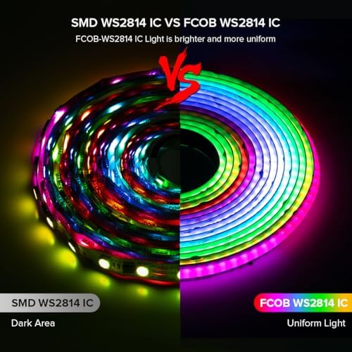 BTF-LIGHTING 9.8FT WS2814 Smart IC RGBW 3000K DC12V COB LED Strip Light - Image 3