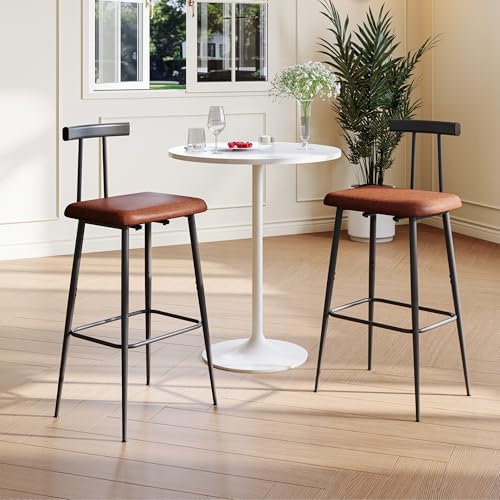 Tall Bar Stool Set 2, Bar Chair,Counter Height Stool,Metal Barstools set 2 - Image 6